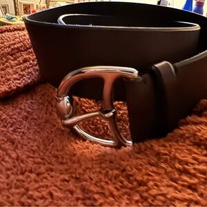 Women’s  Brown D ring Leather Belt